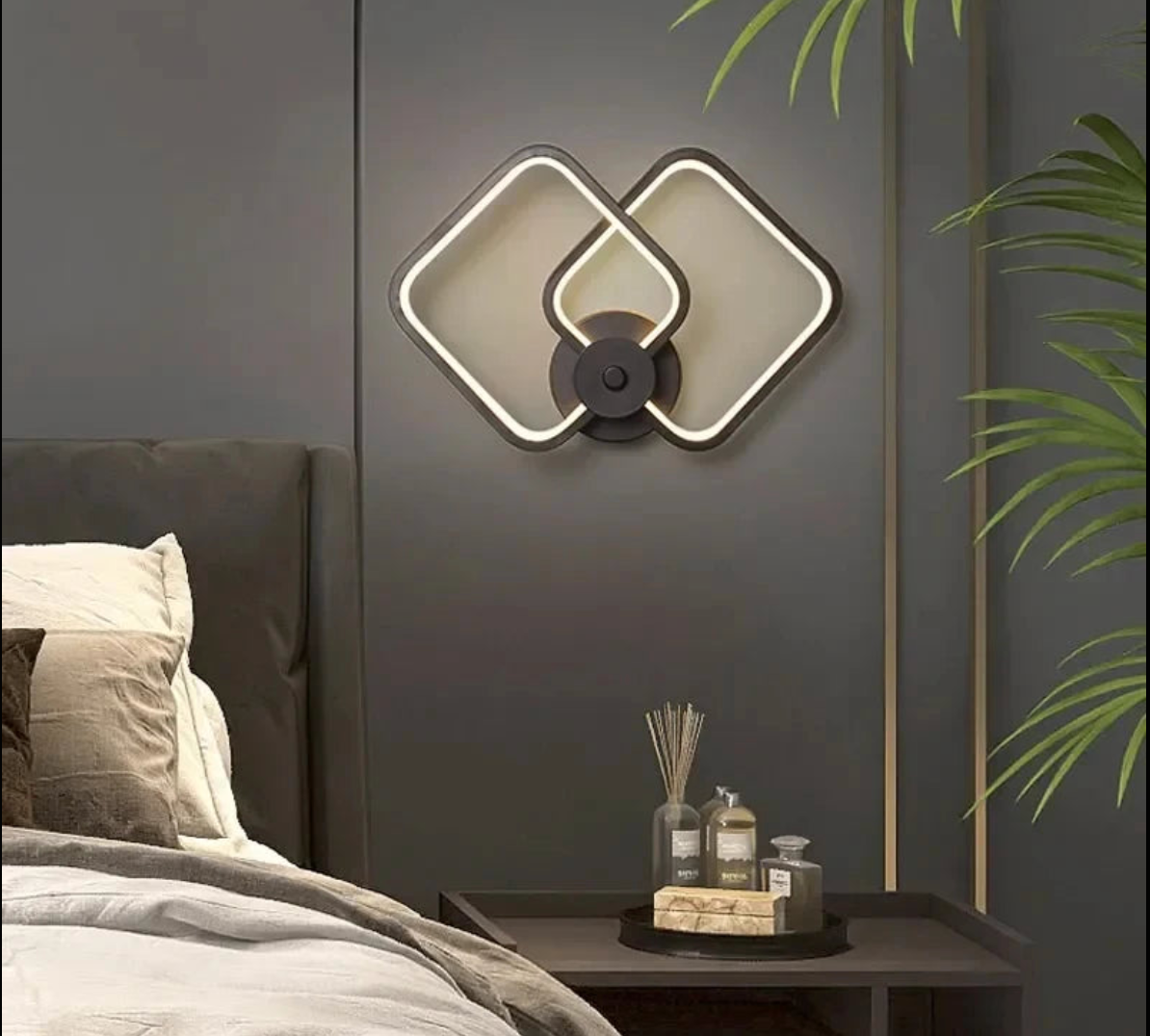 Applique Murale LED Minimaliste – Éclairage Moderne en Fer pour Salon, Couloir ou Chambre