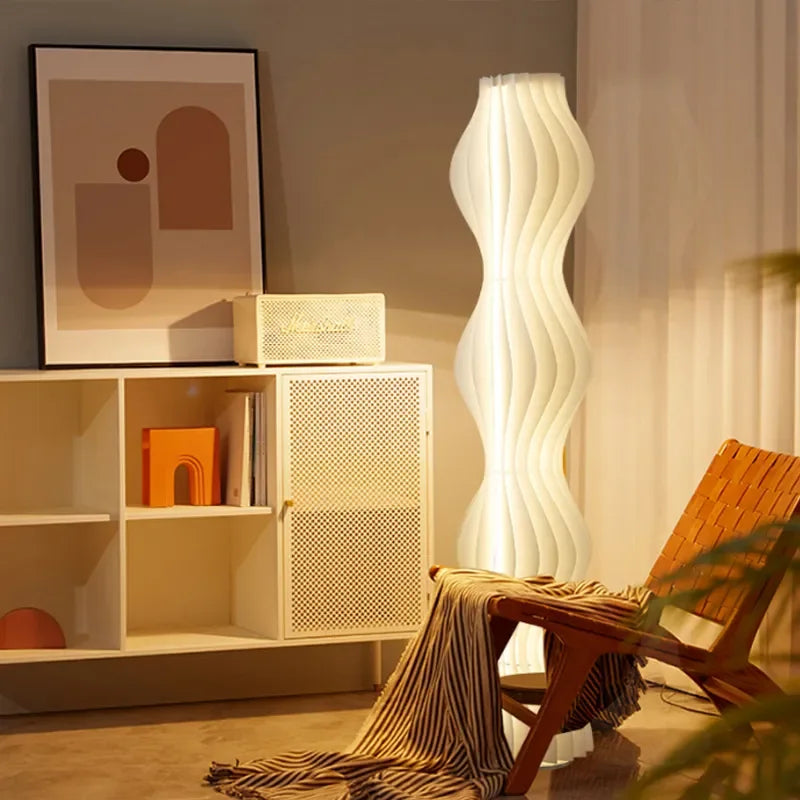 Lampadaire LED Herbe Nordique Moderne – Design Scandinave pour Salon & Chambre
