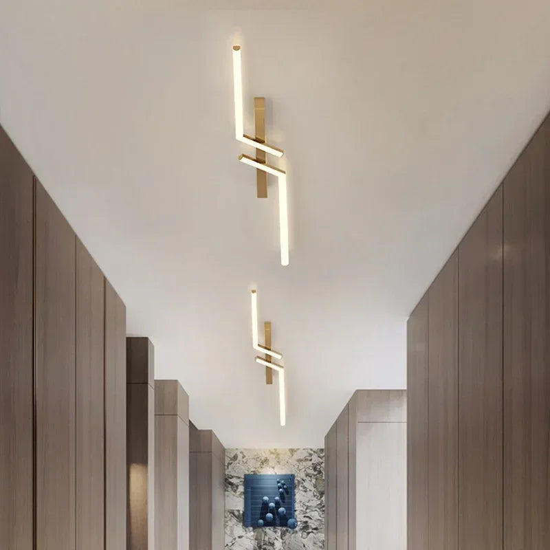 Plafonnier LED Moderne – Design Scandinave Noir pour Salon, Chambre ou Salle à Manger