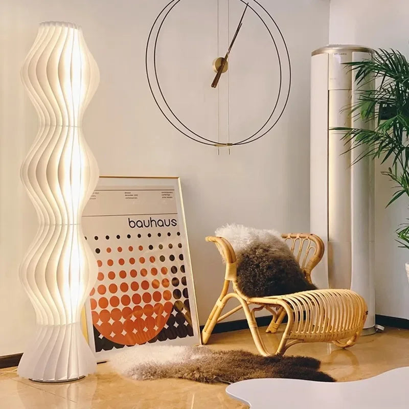 Lampadaire LED Herbe Nordique Moderne – Design Scandinave pour Salon & Chambre