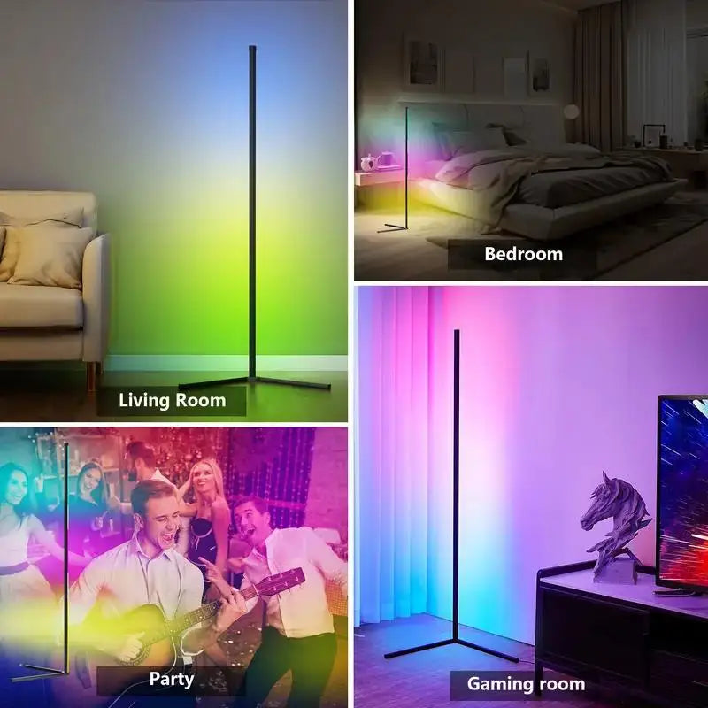 Lampadaire LED RGB Dream Color – Éclairage d’Ambiance Multicolore avec Synchronisation Musicale