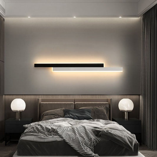 Applique Murale Longue Minimaliste – Éclairage Moderne pour Chambre, Couloir et Salo