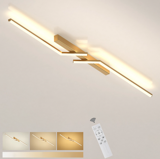 Plafonnier LED Moderne – Design Scandinave Noir pour Salon, Chambre ou Salle à Manger
