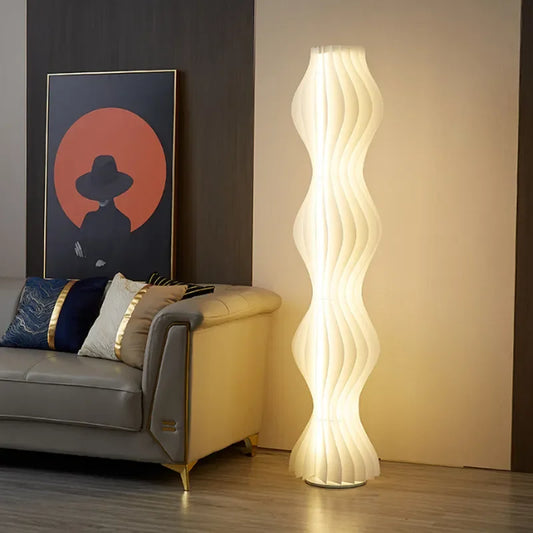 Lampadaire LED Herbe Nordique Moderne – Design Scandinave pour Salon & Chambre
