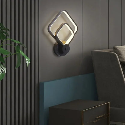 Applique Murale LED Minimaliste – Éclairage Moderne en Fer pour Salon, Couloir ou Chambre