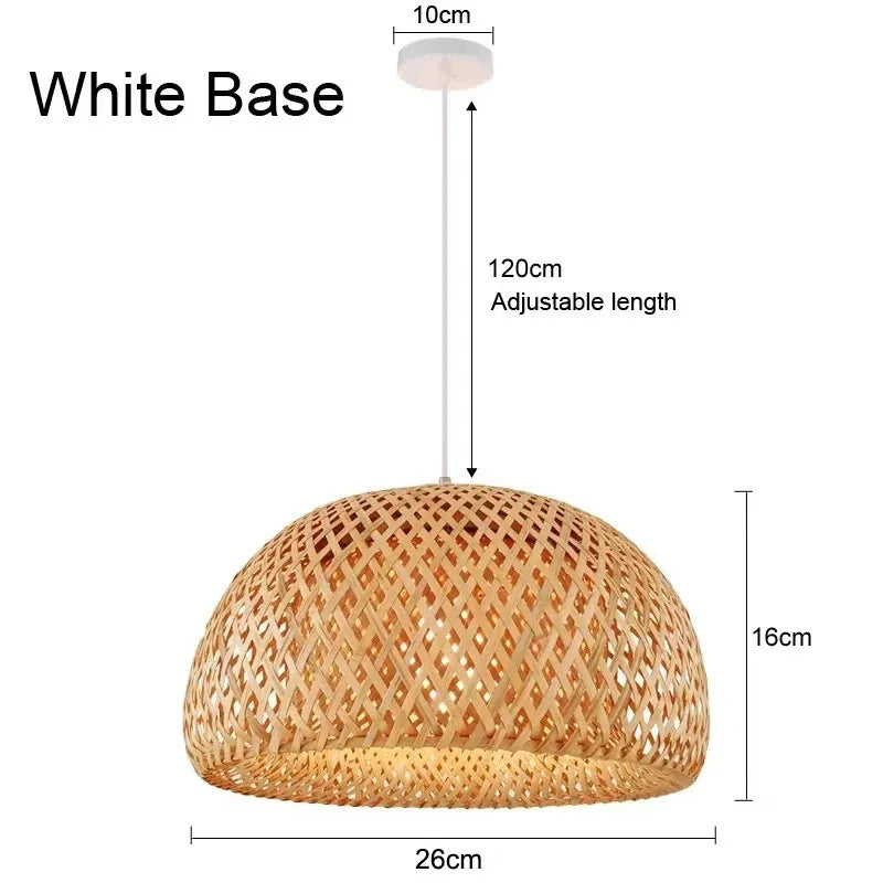 Suspensions Bambou & Rotin – Luminaires Tressés à la Main pour Salle à Manger, Salon ou Chambre