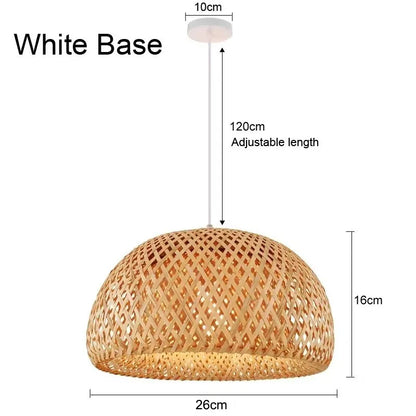 Suspensions Bambou & Rotin – Luminaires Tressés à la Main pour Salle à Manger, Salon ou Chambre