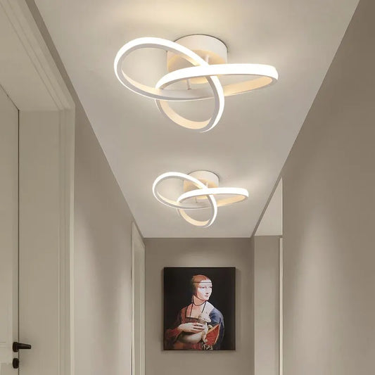 Lustre LED Moderne à Trois Couleurs – Plafonnier Design pour Chambre, Salle à Manger ou Bureau