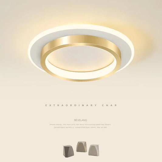 Plafonnier LED Rond Moderne – Anneau Leutche & Valo pour Couloir, Salle de Bain ou Escalier