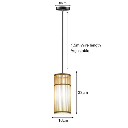 Suspensions Bambou & Rotin – Luminaires Tressés à la Main pour Salle à Manger, Salon ou Chambre