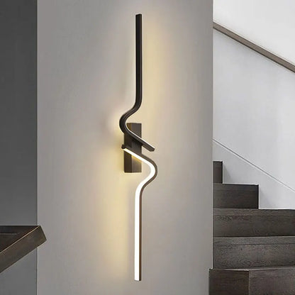 Applique Murale LED Moderne à Bande Longue – Éclairage Haut et Bas pour Chambre, Couloir ou Bureau