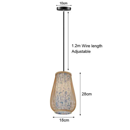 Suspensions Bambou & Rotin – Luminaires Tressés à la Main pour Salle à Manger, Salon ou Chambre